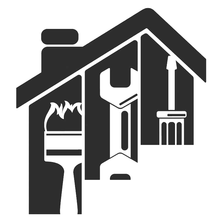 Logo de una casa con herramientas representando al Servicio Técnico Fagor Segur de Calafell